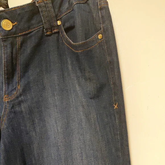 Lane Bryant Womens Dark Wash Straight Leg Jeans Size 14 Tall - Picture 5 of 10